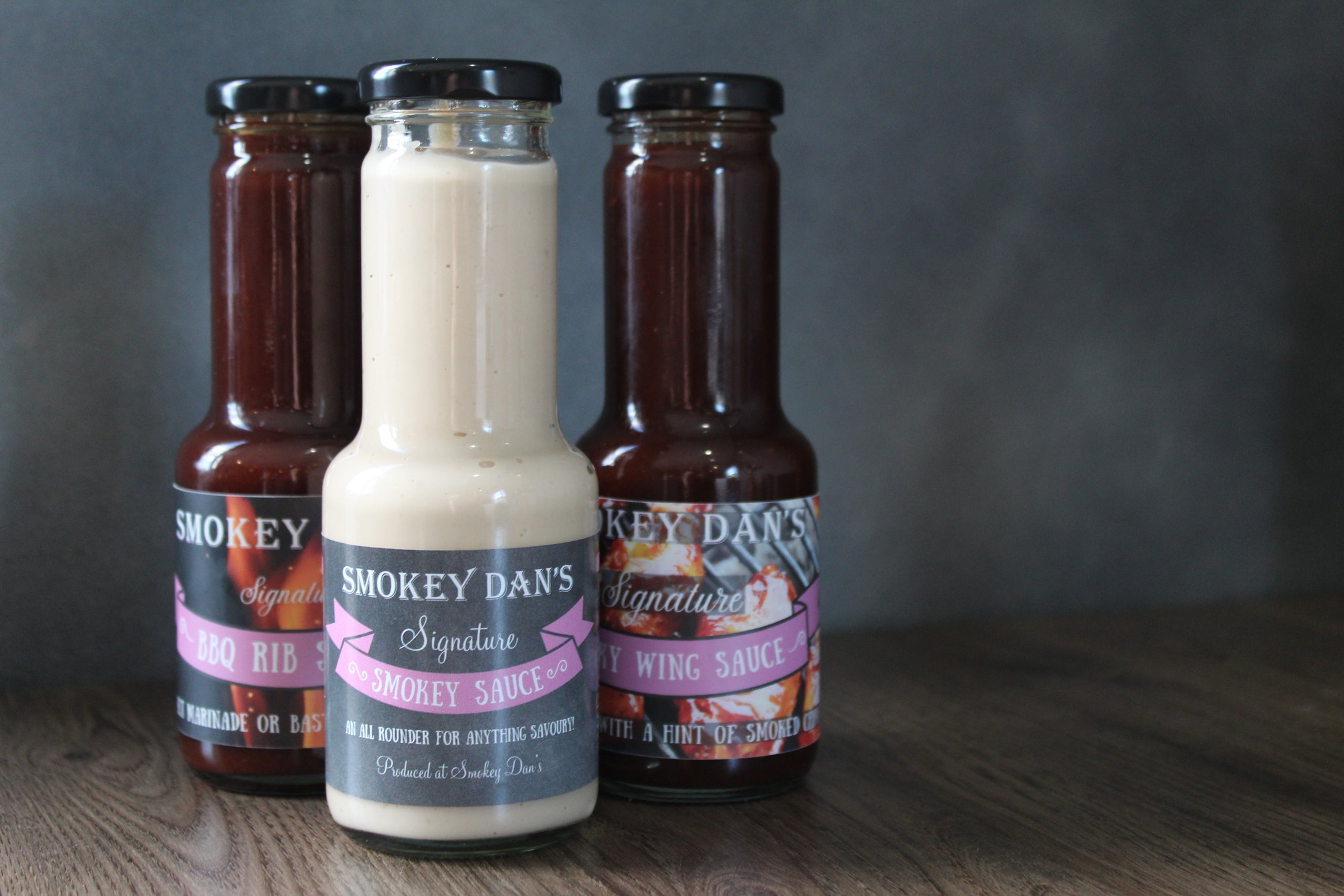 3 Pack Sauces Smokey Dan's